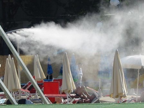 Vonkajšie chladenie pre terasy - Tecnocooling